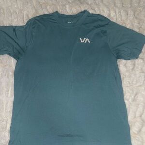 RVCA Men's Ocean Blue Short Sleeve Tee